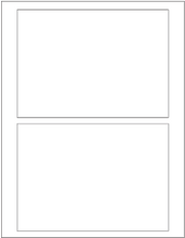 Load image into Gallery viewer, 8.5 x 11 Gloss Cooler Door Sticker 2-Up | GLASSTAC