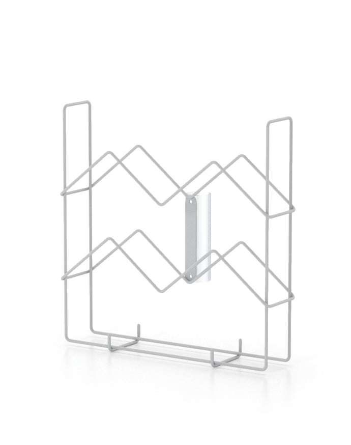 4 Inch x 1-1/2 Inch Wire Snap on Pamphlet Holder/ 1 1/2 Inch Diameter