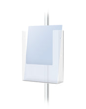 Load image into Gallery viewer, 9 Inch x 1-1/2 Inch Acrylic Snap on Catalog Holder/ 3/4 Inch Diameter