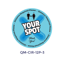 Load image into Gallery viewer, Pre-Cut & Printed Social Distancing Stickers