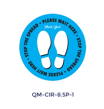 Load image into Gallery viewer, Pre-Cut & Printed Social Distancing Stickers