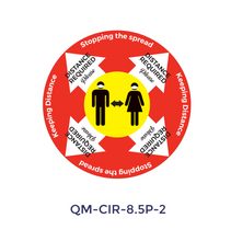 Load image into Gallery viewer, Pre-Cut & Printed Social Distancing Stickers