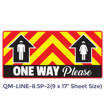 Load image into Gallery viewer, Pre-Cut & Printed Social Distancing Stickers