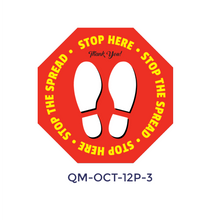 Load image into Gallery viewer, Pre-Cut & Printed Social Distancing Stickers