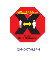 Load image into Gallery viewer, Pre-Cut & Printed Social Distancing Stickers