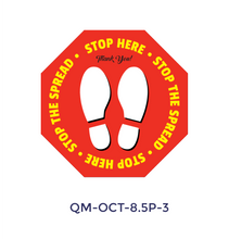 Load image into Gallery viewer, Pre-Cut & Printed Social Distancing Stickers