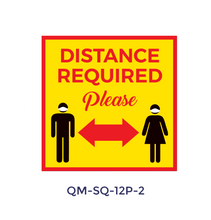 Load image into Gallery viewer, Pre-Cut & Printed Social Distancing Stickers
