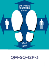 Load image into Gallery viewer, Pre-Cut & Printed Social Distancing Stickers