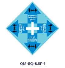 Load image into Gallery viewer, Pre-Cut & Printed Social Distancing Stickers