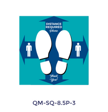 Load image into Gallery viewer, Pre-Cut & Printed Social Distancing Stickers