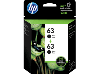 HP OfficeJet 5255 Ink Cartridges HP 63 2 Pack Black Original Ink Cartridges T0A53AN 140
