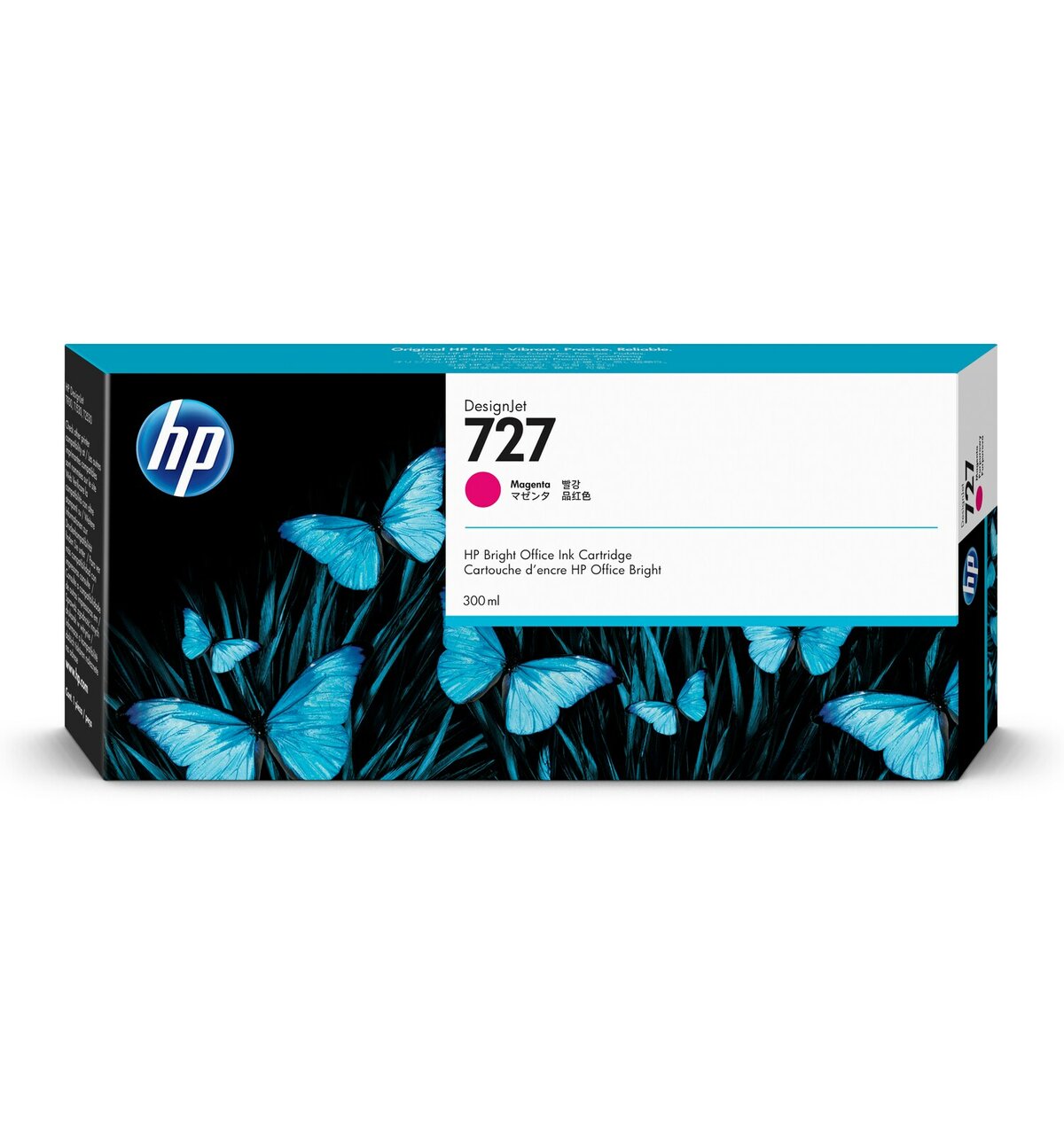 HP 727, (F9J77A) Magenta Original Ink Cartridge HP 727, (F9J77A) Magenta Original Ink Cartridge