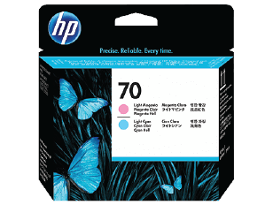 HP 70 Light Magenta and Light Cyan DesignJet Printhead | C9405A