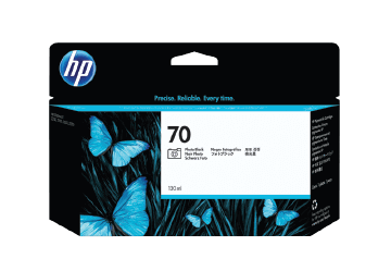 HP 70 130-ml Photo Black DesignJet Ink Cartridge | C9449A