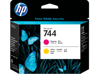 HP 744 Magenta and Yellow DesignJet Printhead | F9J87A