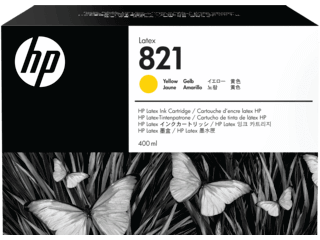 HP 821A  400-ML Yellow Latex ink Cartridge | G0Y88A