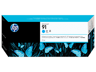 HP 91 775-ml Cyan DesignJet Ink Cartridge | C9467A