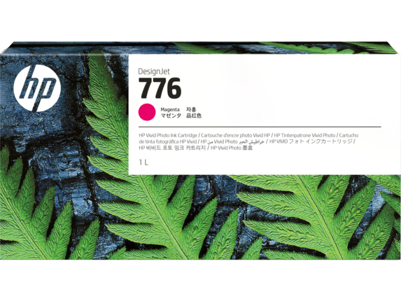 HP 776 1-liter Magenta Ink Cartridge | 1XB07A