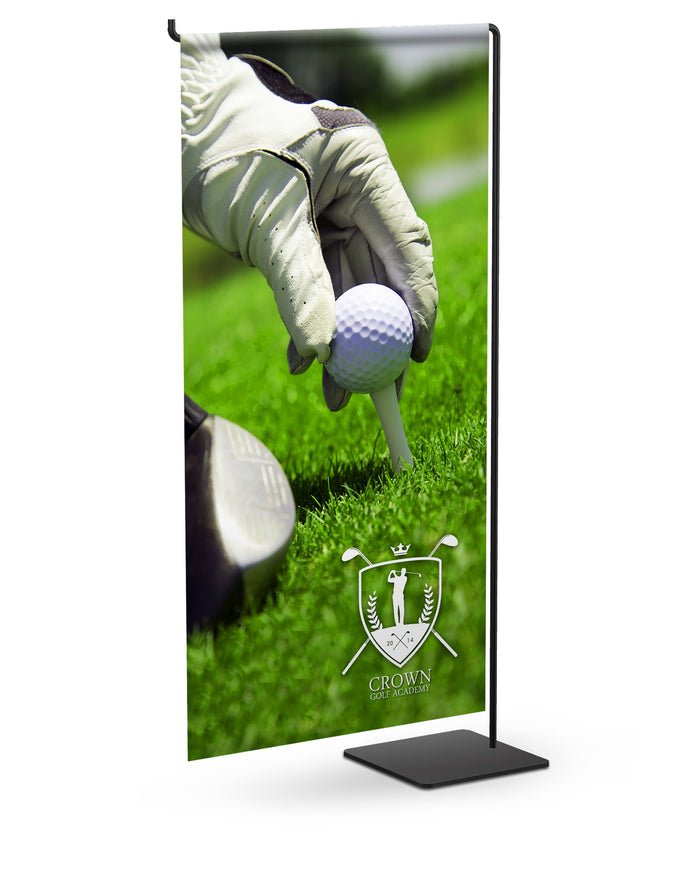 Mini Wire Banner Stands 12 x 25 Silver