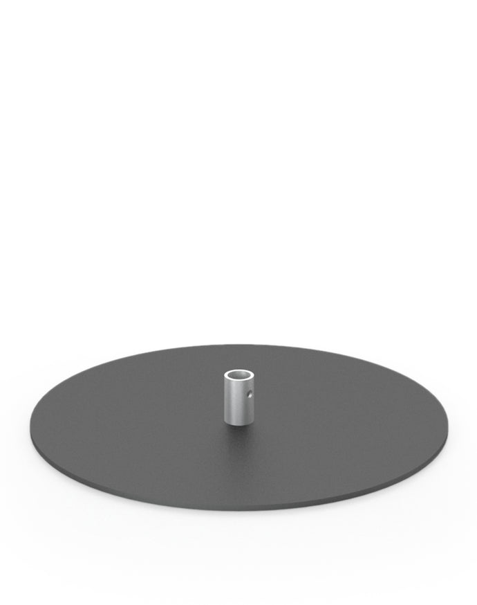 Classic Banner Stand 24 Wide Round Base | Black