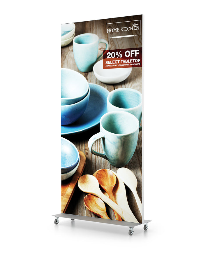 Charisma Epic | Roll-around Base | 48 Inch X 72 Inch | With uprights
