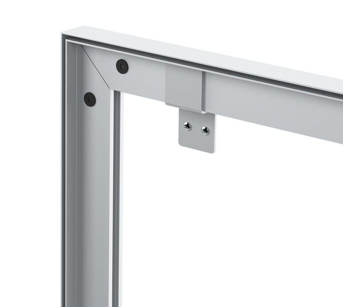 Charisma Frame 96 x 120 Wall Mount Silver