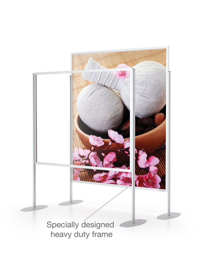 Monster Frame 48 x 48 Horz | Silver