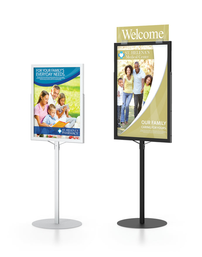 Monster Signholder 14 x 22 Black