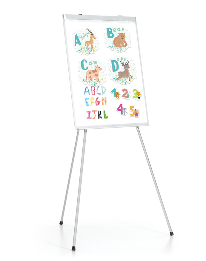 White Magnetic Markerboard Easel
