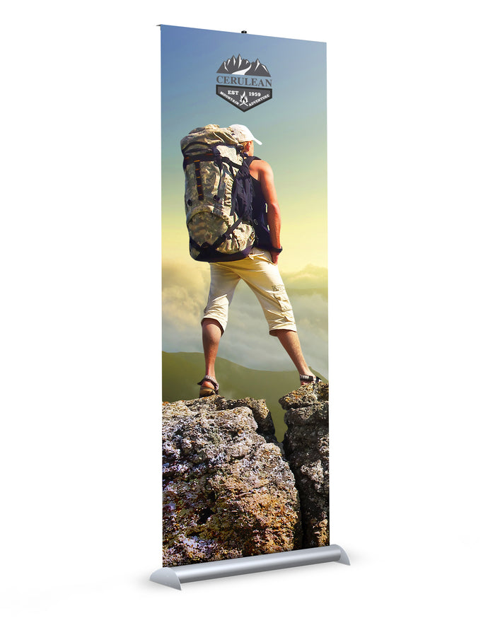 Ry1 Banner Stand 36 Single Sided | Silver With Hard Case