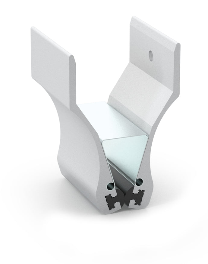 Visual Clamp With Wall Mounting Hole | Silver