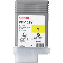 Canon PFI-102Y Yellow Ink - 130ml | 0898B001AA