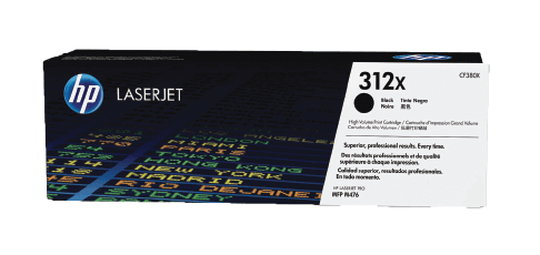 HP 312X High Yield Black Original Toner Cartridge 2-Pack | CF380XD