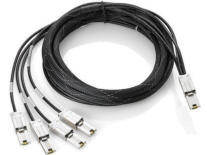 HP 4m Ext Mini-SAS to 4x1 Mini-SAS Cable | AN976A