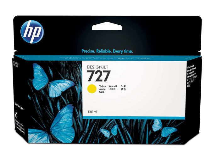 HP 727 130-ml Yellow DesignJet Ink Cartridge | B3P21A