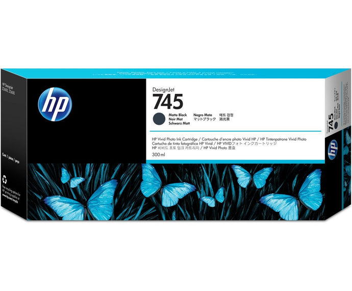 HP 745 300-ml Matte Black DesignJet Ink Cartridge | F9K05A