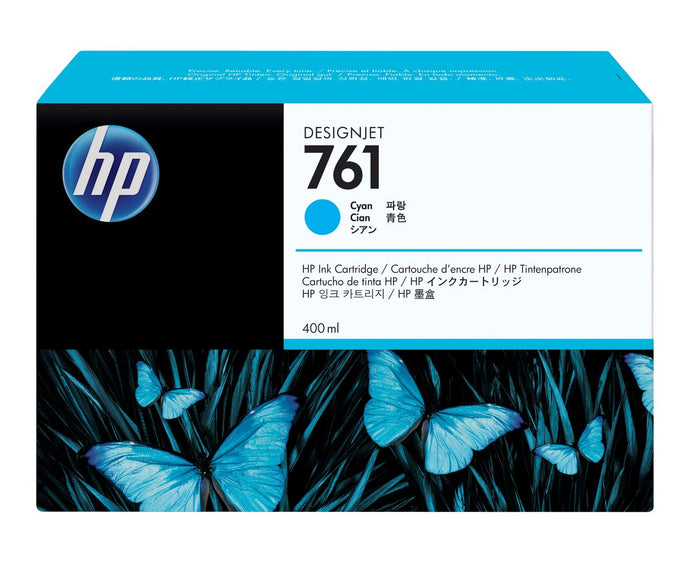 HP 761 400-ml Cyan DesignJet Ink Cartridge | CM994A
