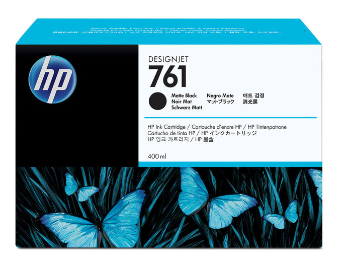 HP 761 400-ml Matte Black DesignJet Ink Cartridge | CM991A
