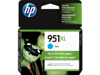 HP 951XL 24-ml Cyan Ink Cartridge | CN046AN