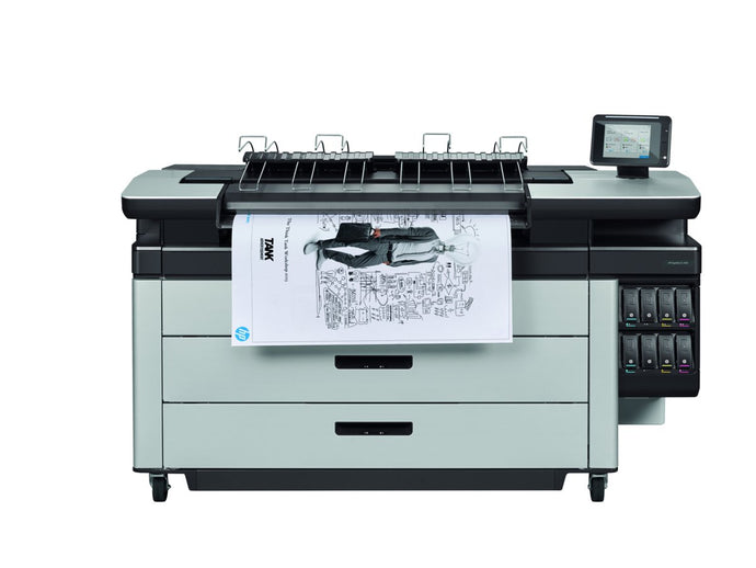 Demo HP PageWide XL 5000 Print with Top Stacker | CZ310