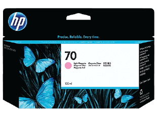 HP 70 130-ml Light Magenta DesignJet Ink Cartridge | C9455A
