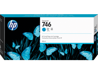 HP 746 300-ml Cyan DesignJet Ink Cartridge | P2V80A