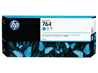 HP 764 300-ml Cyan Designjet Ink Cartridge | C1Q13A