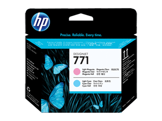 HP 771A Light Magenta and Light Cyan Designjet Printhead | CE019A