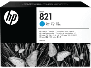HP 821A  400-ML Cyan Latex ink Cartridge | G0Y86A
