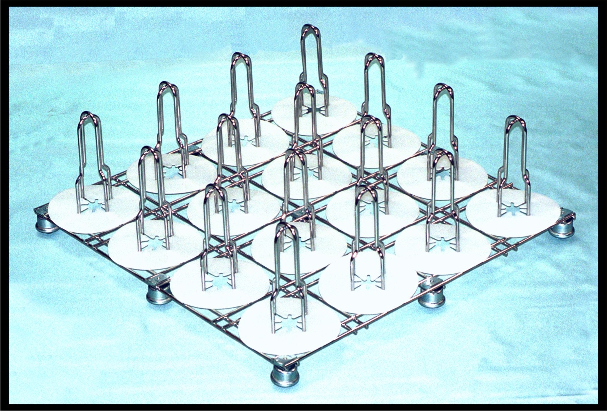 Rolling Chrome Floor Rack | Large Format Supplies